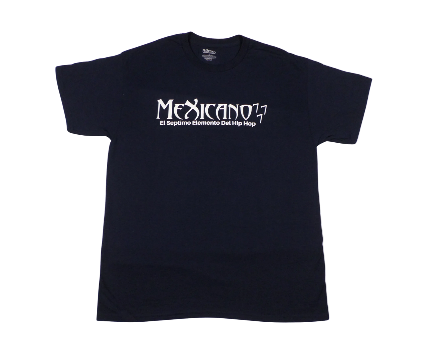 Camiseta con diseño de logotipo (negro y azul marino)