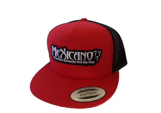 Rojo y Negro - Mexicano 777 / Gorra snapback