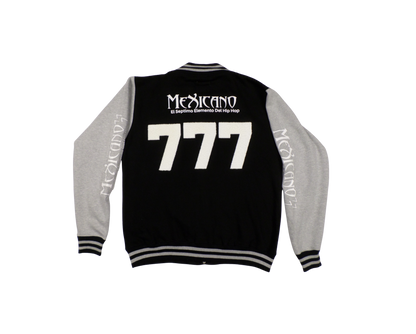 Chaqueta varsity (negro y gris)