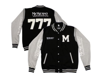 Chaqueta varsity (negro y gris)